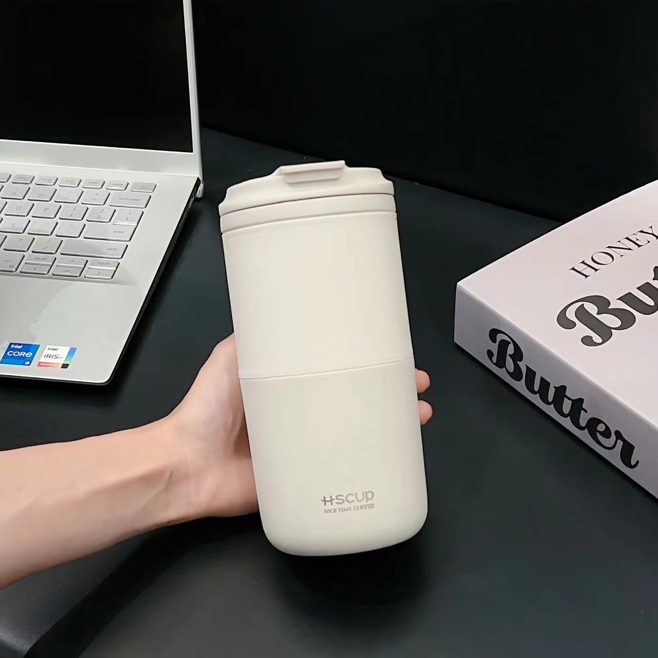 Minimalist coffee cup, 550ML Application Scenario