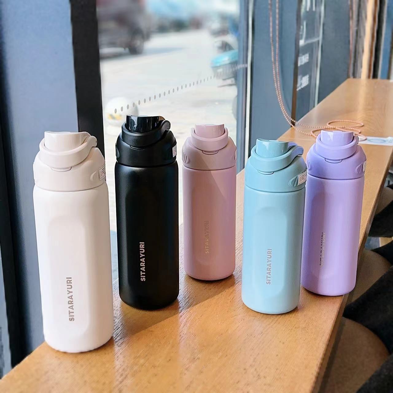 Flip-top handle sports cup 800ML