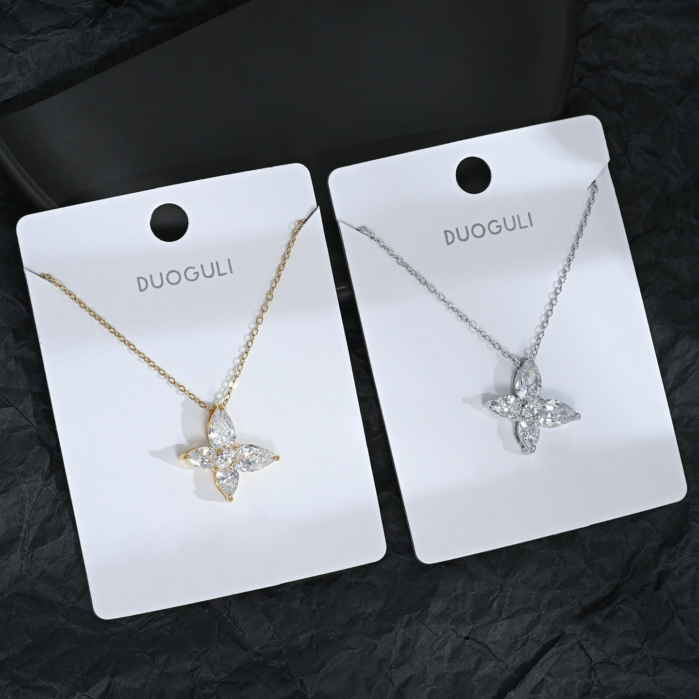 Collar de estilo mariposa de lujo clásico para mujeres premium sense regalo para novia