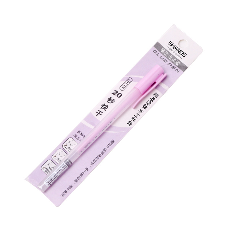 Colorful handmade glue pens, dot glue pens, quick-drying liquid glue, children's planner DIY pen-shaped dot glue Item Picture