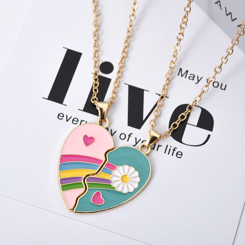 Good Friend Children's BFF Summer Cute Alloy Oil-Dripping Jewelry Necklace Set Item Picture