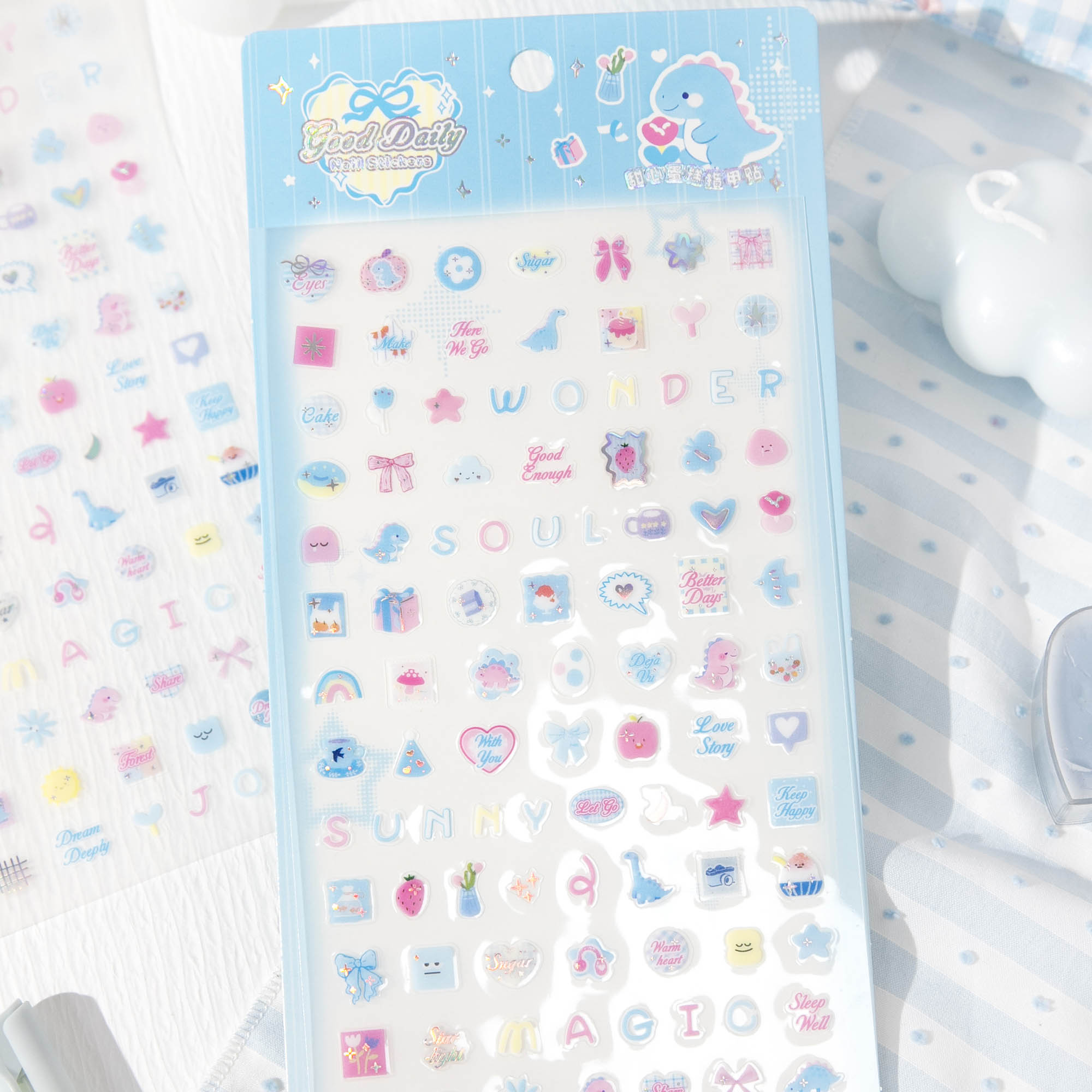 JH86W Sweet Sandwich Nail Stickers details Picture