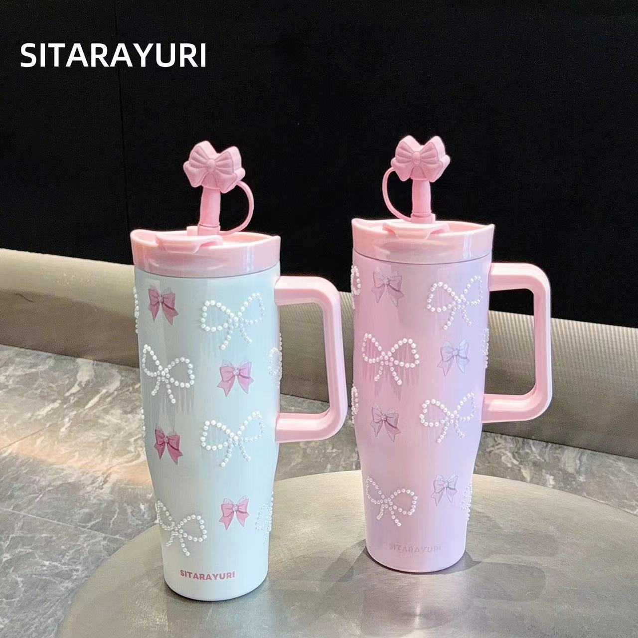 Large Capacity Handle Cup Small Pearl Series 1200ML(ZF-084) detail image 4