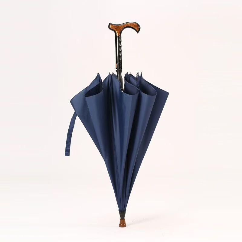 The Hengdun detachable anti-slip walking stick umbrella is a multi-functional umbrella specially designed for the elderly. It has a long handle and reinforced walking stick umbrella. It is a portable multi-functional umbrella that can withstand wind and rain, and is suitable for both sunny and rainy days. It supports wholesale and custom logos Specification image