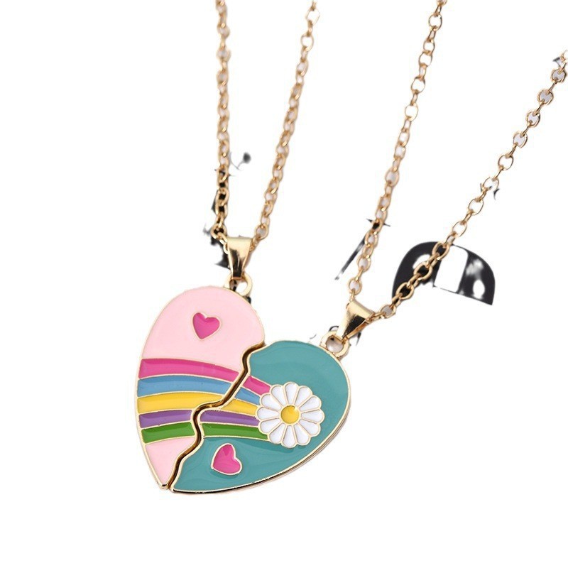 Good Friend Children's BFF Summer Cute Alloy Oil-Dripping Jewelry Necklace Set detail image 6