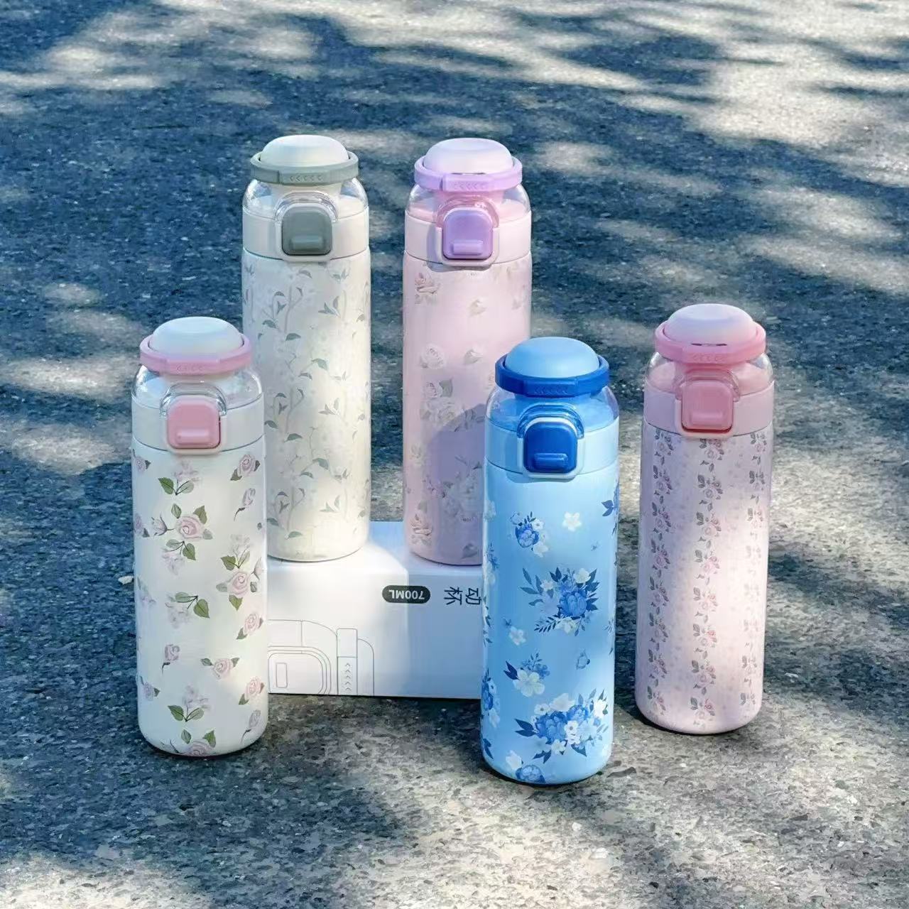 酷运动杯3D花漾系列700ML