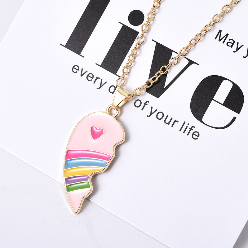 Good Friend Children's BFF Summer Cute Alloy Oil-Dripping Jewelry Necklace Set detail image 5