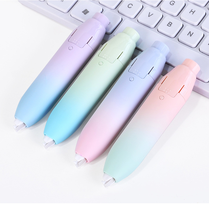 The same style correction tape as Xiaohongshu, with a high appearance level and a dreamy gradient color series, is a large-capacity smooth correction tape that can be pressed pic 10