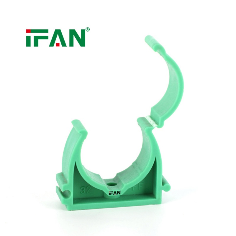 IFAN PPR Pipe Fittings 20-32mm PPR Coupling Pipe Clip Green 详情4