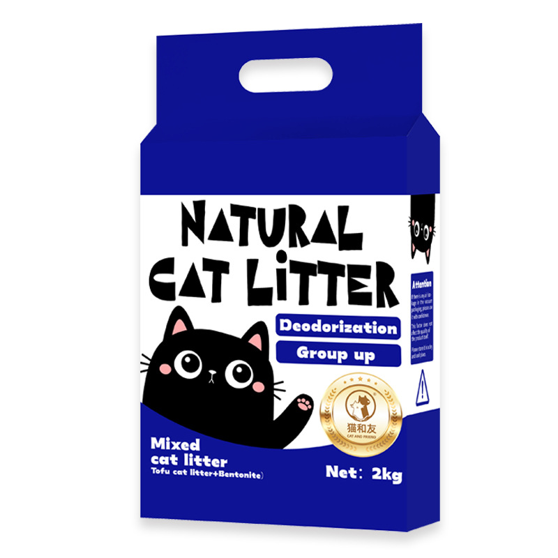 Tofu cat litter export quality wholesale, original flavor absorbent clumping cat litter manufacturer, available for cross-border cat supplies cat litter Item Picture