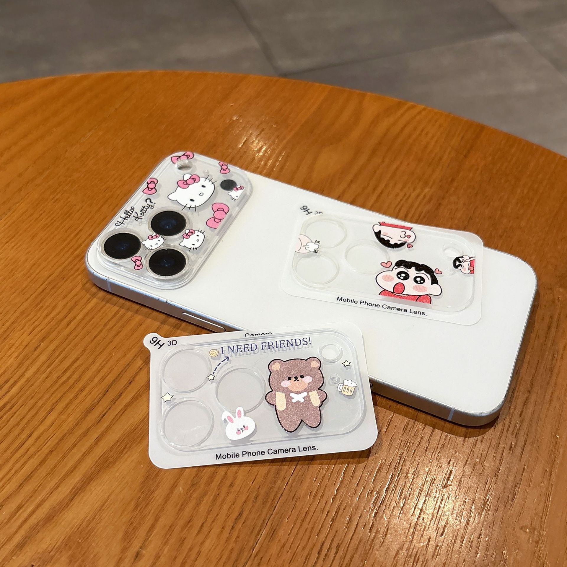 Cartoon lens film for Apple 17promax lens adhesive all-in-one protective lens film Item Picture