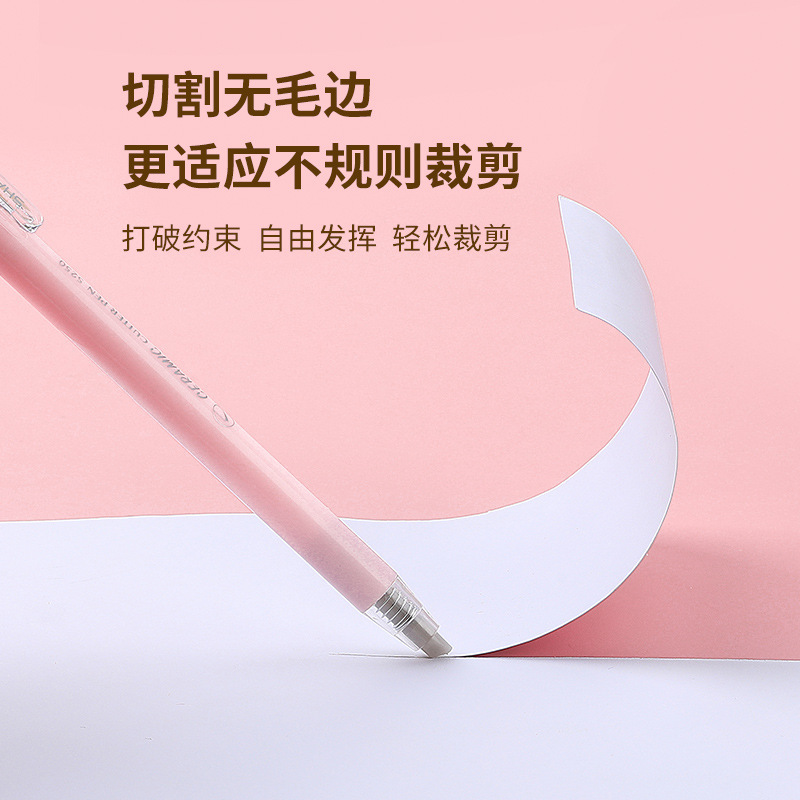Shanzhi Pen-shaped dot glue Colored ceramic engraving knife pen planner Set Student art and craft knife glue Pen Quick-drying Specification image