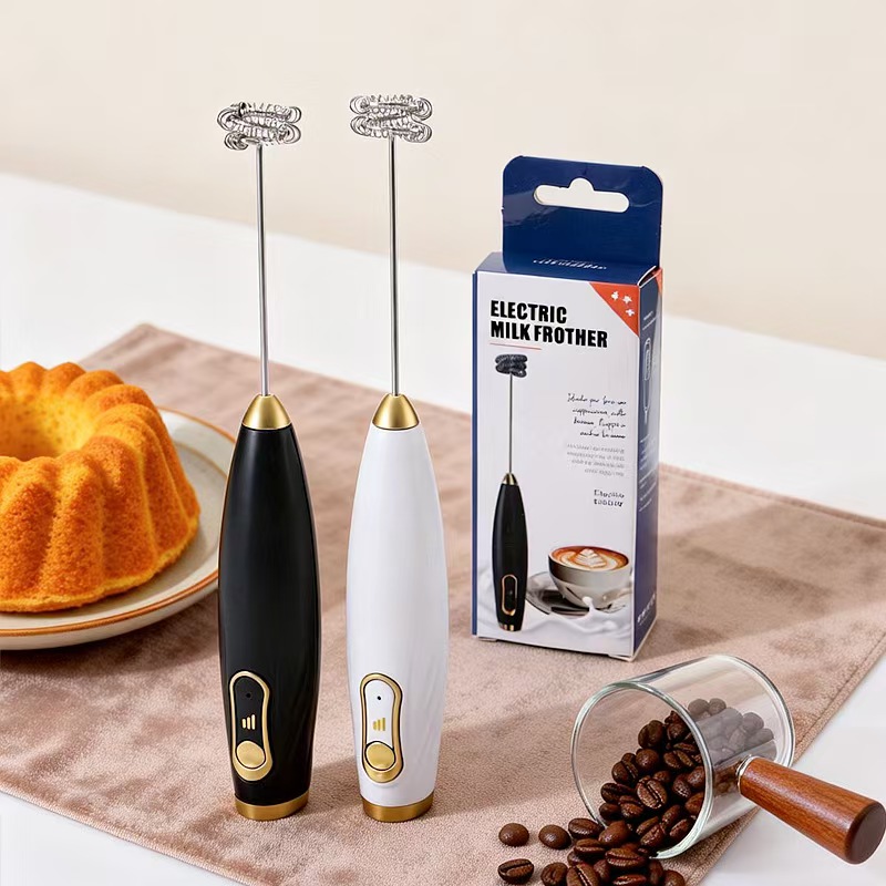 电动奶泡器 奶泡机 手持式打奶泡器 充电式便携咖啡奶泡器
