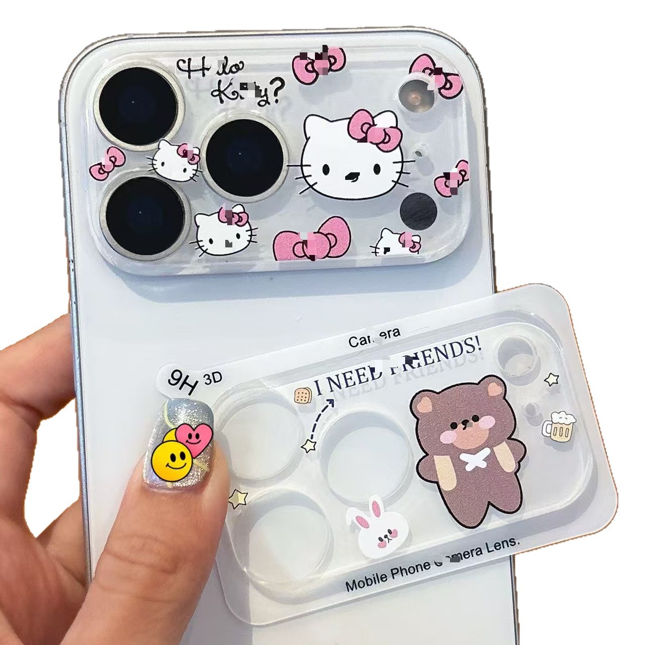Cartoon lens film for Apple 17promax lens adhesive all-in-one protective lens film Application Scenario