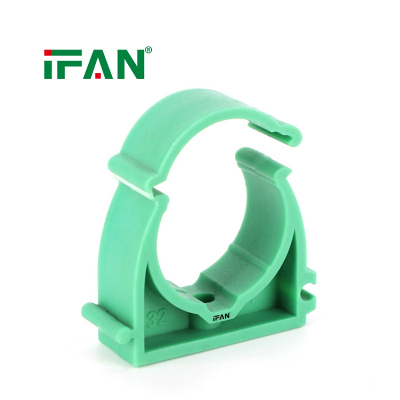 IFAN PPR Pipe Fittings 20-32mm PPR Coupling Pipe Clip Green 详情3