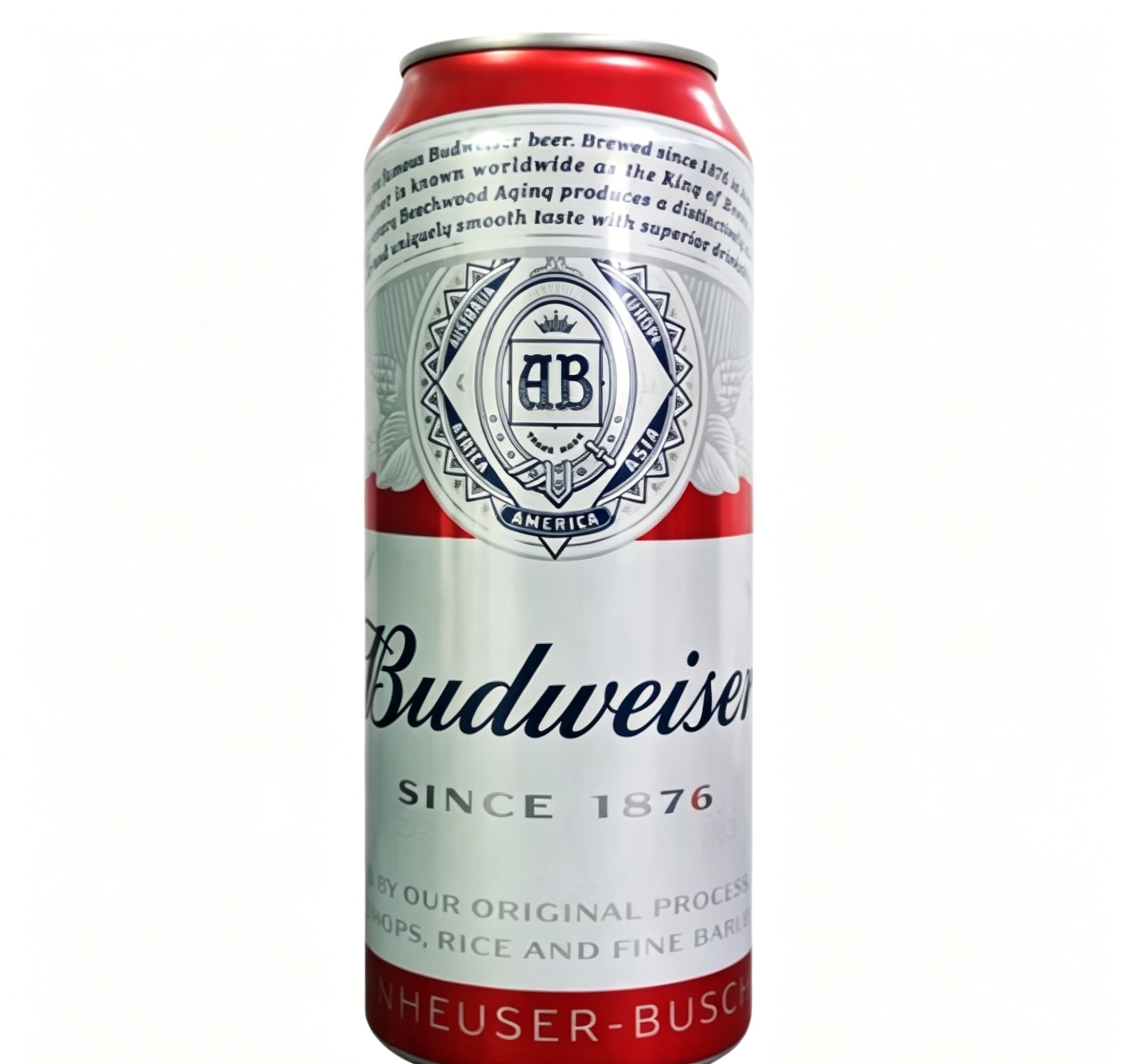 Free shipping! Budweiser Wheat Canned Mature Yellow Beer 500ml Canned Lock Freshness foam dense, fresh and delicious Application Scenario