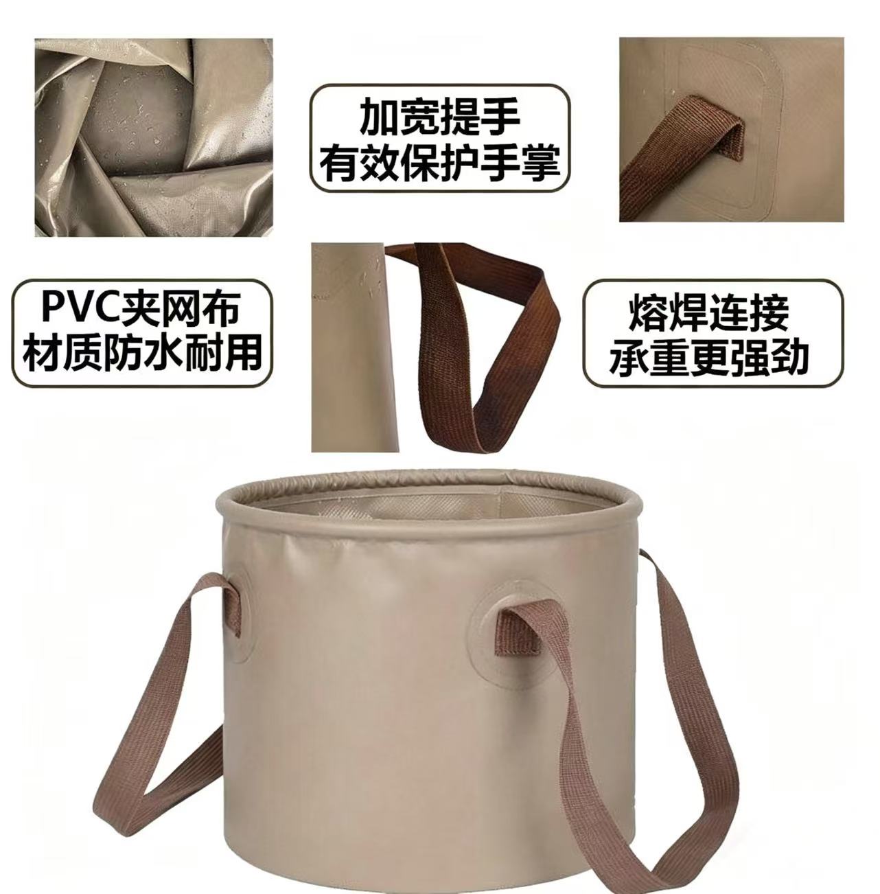10L outdoor camping folding water bucket, portable water tank, large-capacity water storage bucket, travel water storage tank, car hand-held bucket Application Scenario