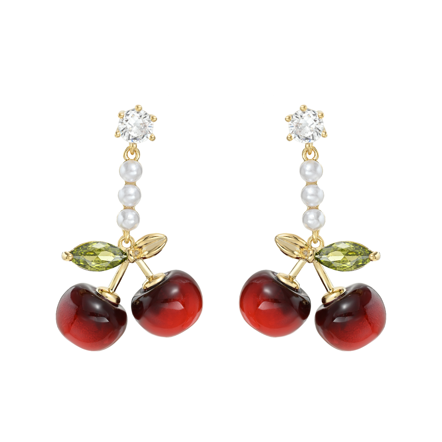 Nuevo nicho personalidad pendientes estilo cereza fiesta diaria versátil pic 7