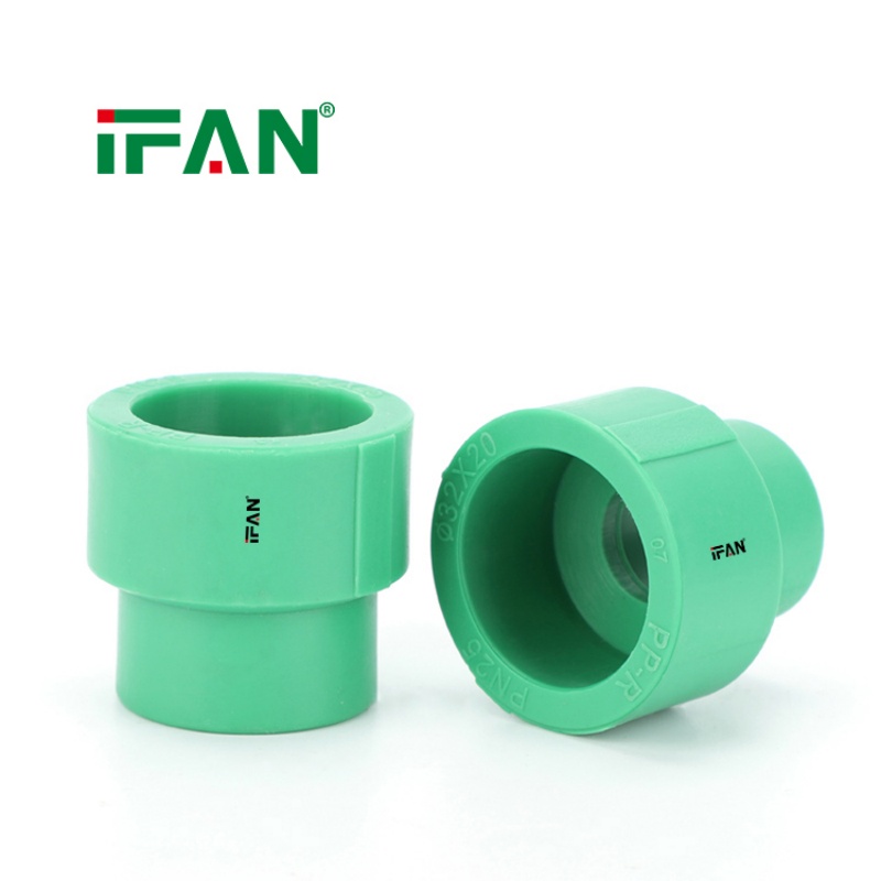 IFAN Green Reducer Socket 20-110mm Plastic PPR Fitting Application Scenario