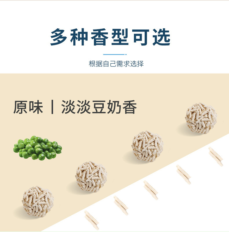 豆腐猫砂出口品质批发原味吸水结团猫砂厂家可供跨境猫咪用品猫砂详情2
