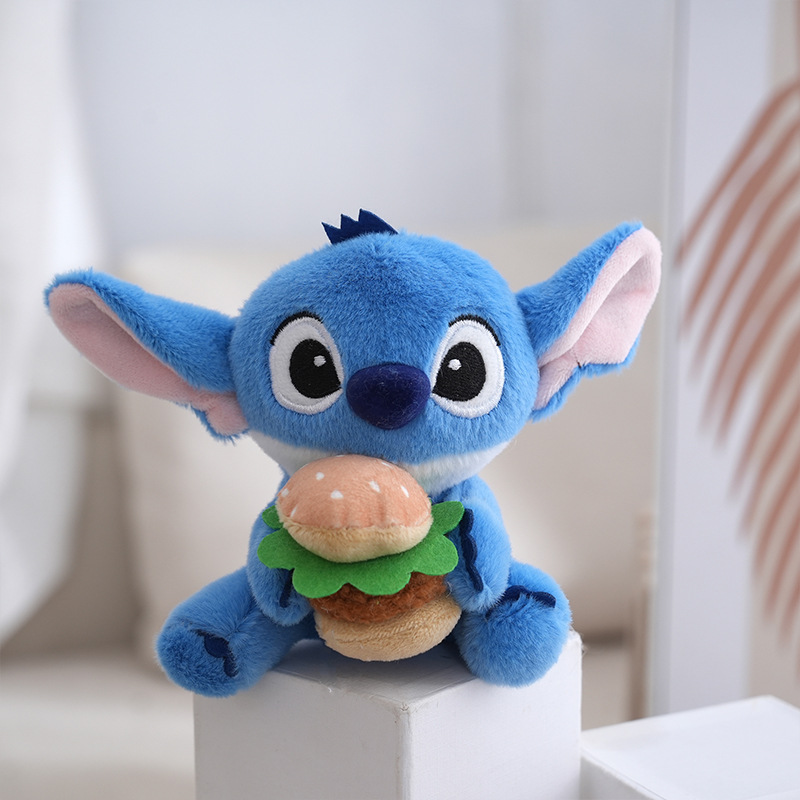 Hamburg Stitch Creative 4-inch plush pendant, claw machine doll, key pendant, car schoolbag hanging decoration, gift, cartoon transformation keychain, dress-up doll pendant, plush toy, cute wholesale Application Scenario