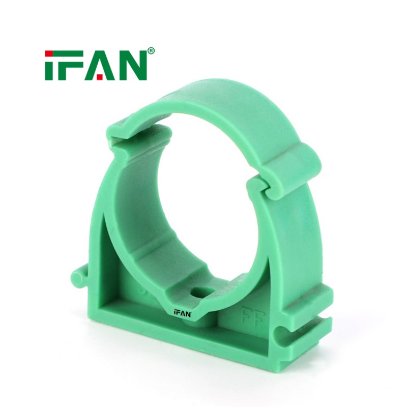 IFAN PPR Pipe Fittings 20-32mm PPR Coupling Pipe Clip Green 详情2
