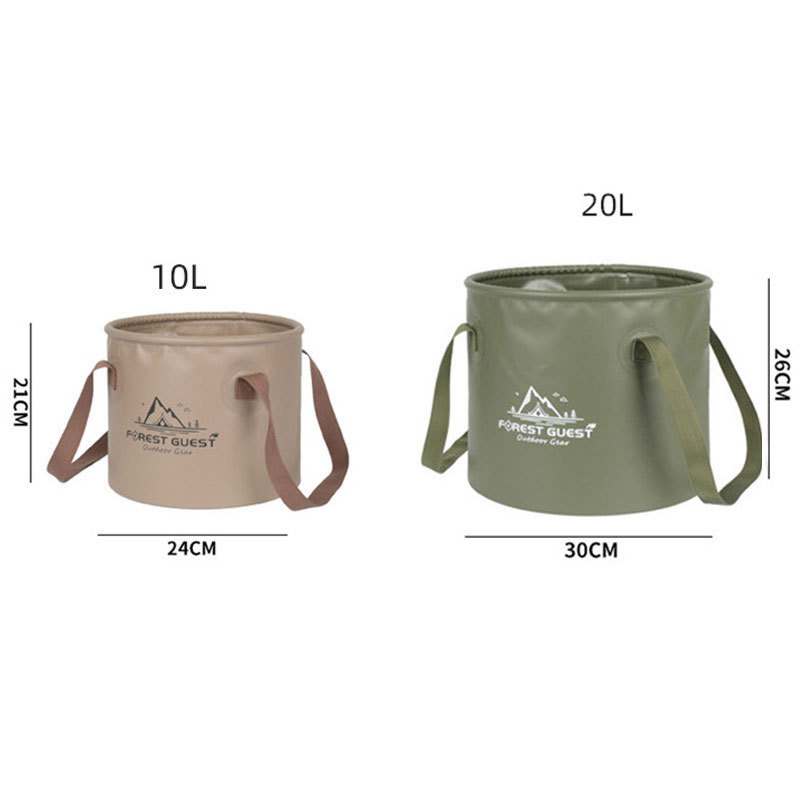 10L outdoor camping folding water bucket, portable water tank, large-capacity water storage bucket, travel water storage tank, car hand-held bucket Item Picture