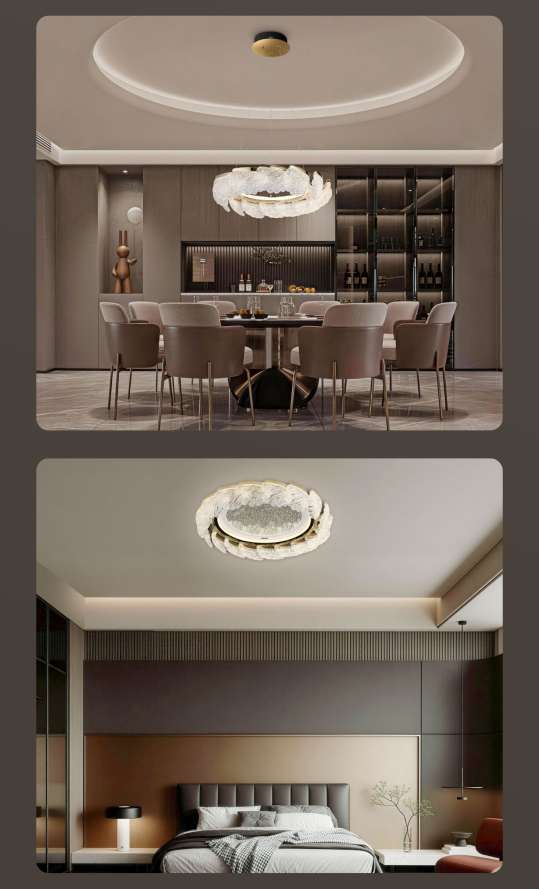 Philips Decorative Light Warm Feather Series LED chandelier detail image 7