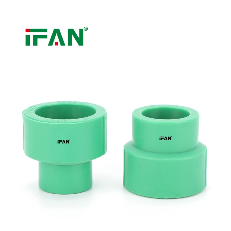 IFAN Green Reducer Socket 20-110mm Plastic PPR Fitting details Picture
