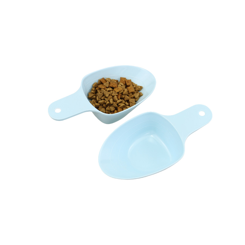 Pet food spatula, cat food spoon, dog food grade melamine, simple Nordic-style dog bowl spatula with scale measurement Item Picture