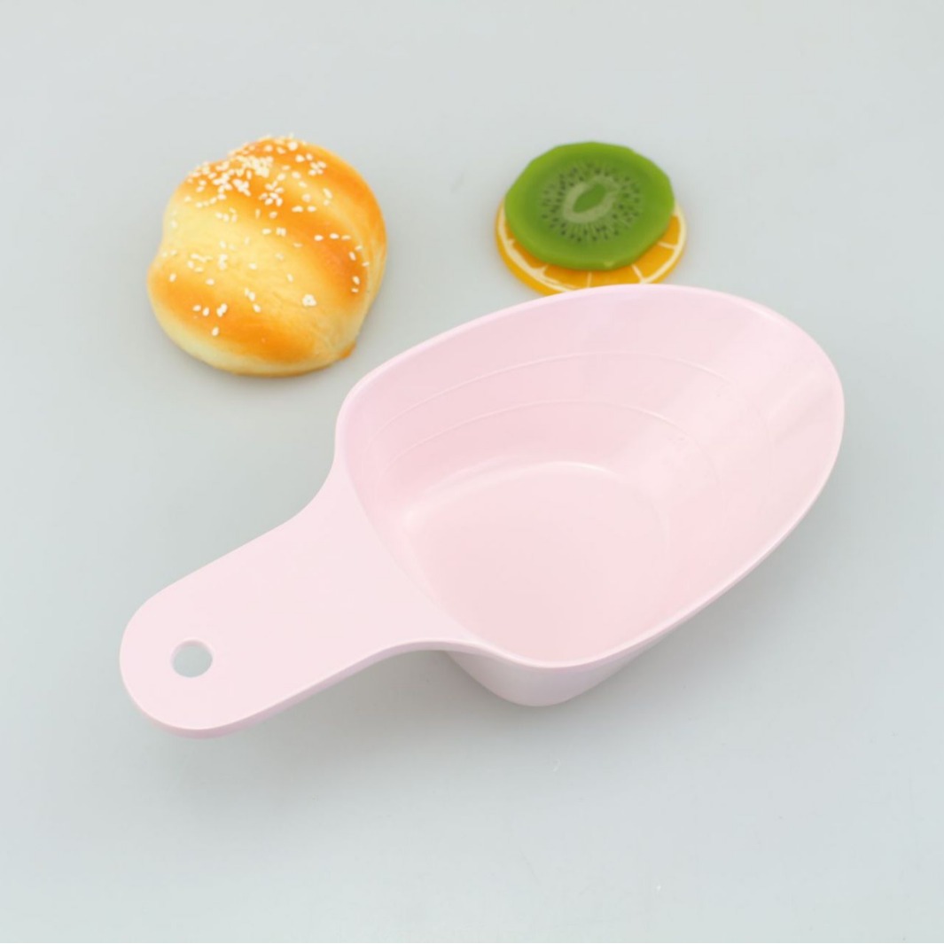 Pet food spatula, cat food spoon, dog food grade melamine, simple Nordic-style dog bowl spatula with scale measurement details Picture