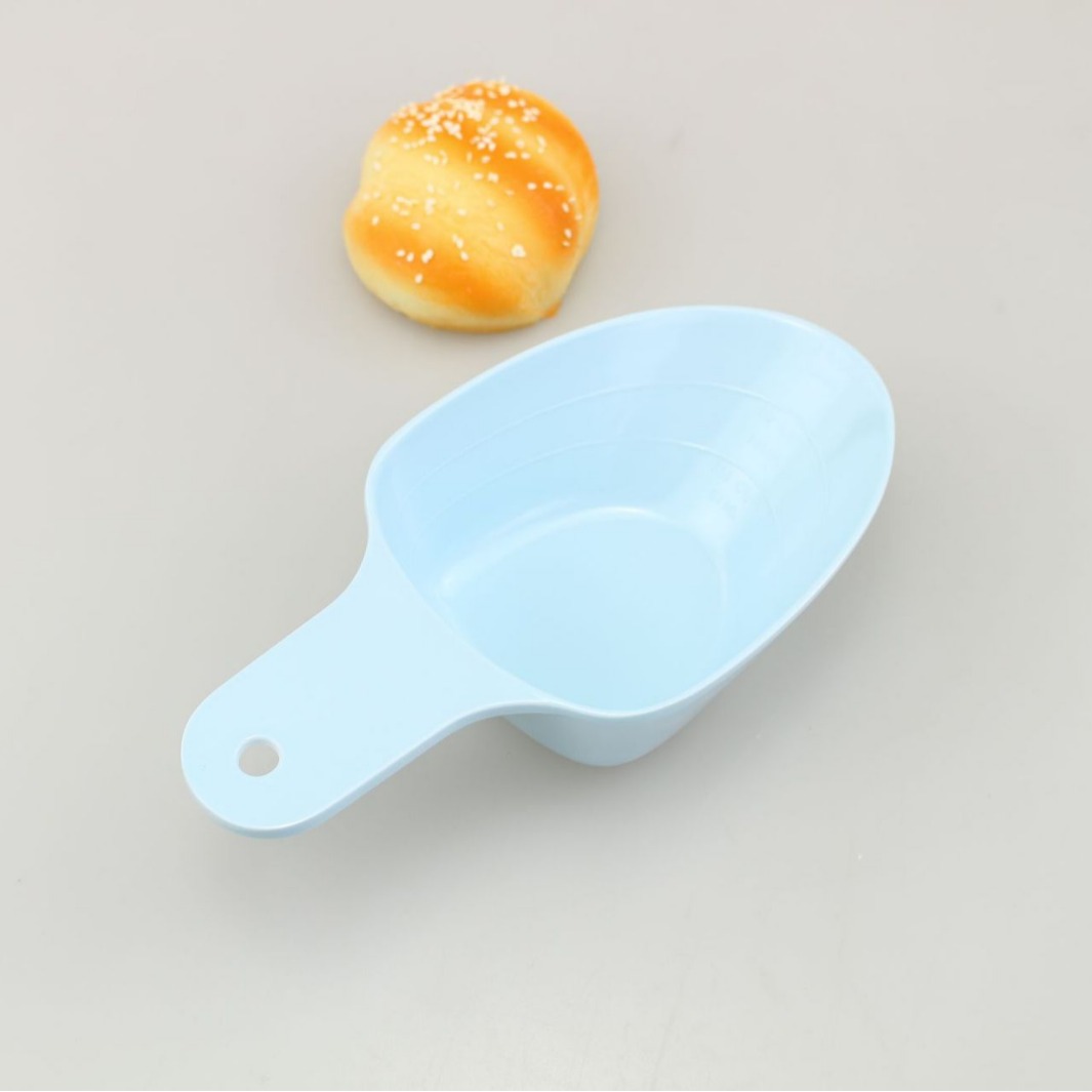 Pet food spatula, cat food spoon, dog food grade melamine, simple Nordic-style dog bowl spatula with scale measurement Specification image