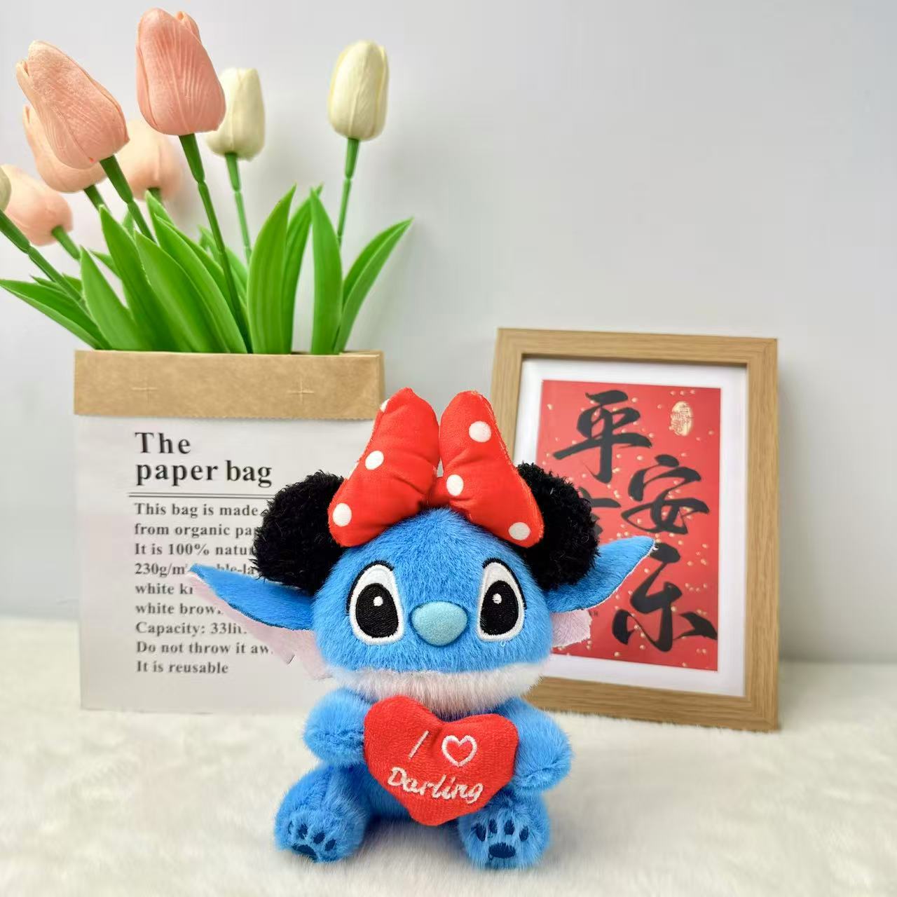 Stilziqi Creative 4-inch plush pendant, claw machine doll, key pendant, car schoolbag hanging decoration, gift, cartoon transformation keychain, dress-up doll pendant, plush toy, cute wholesale details Picture