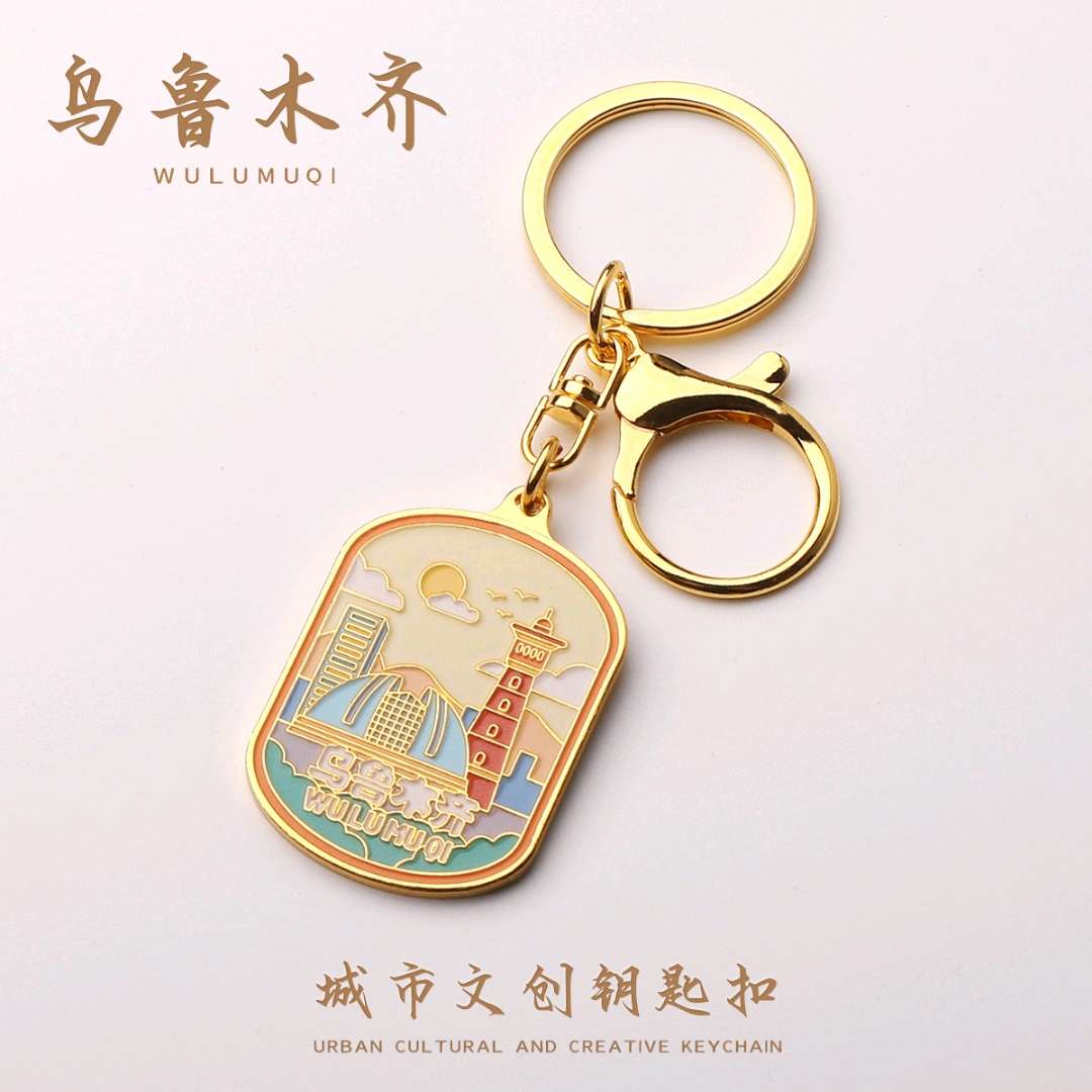 金属钥匙扣全国旅游景区钥匙扣挂件男女包配饰汽车钥匙配件旅游详情图3