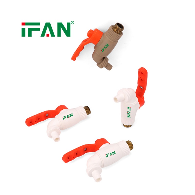 IFAN PPR Plastic Faucets for Hot and Cold Water Pipes Item Picture