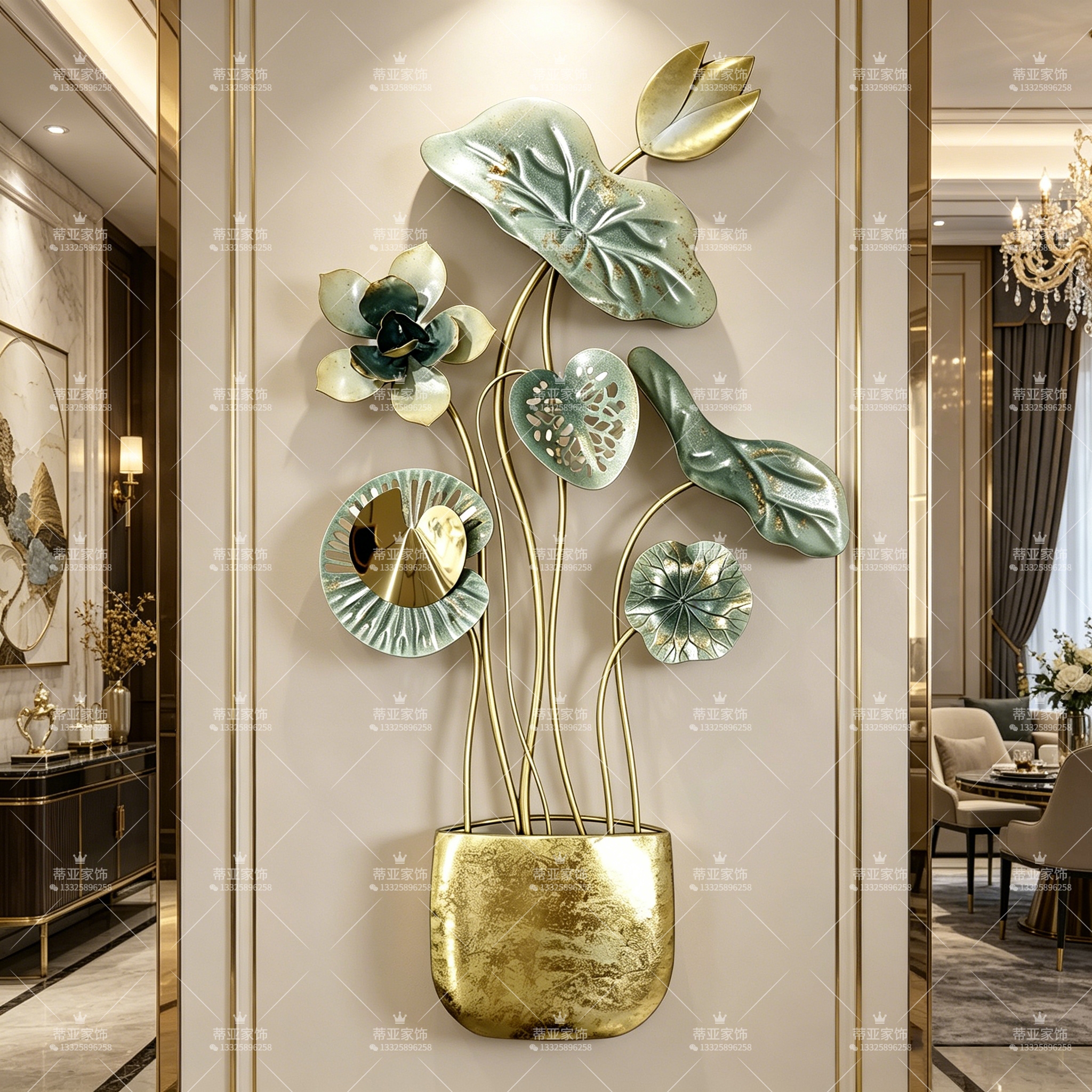 حرفة فنية مصنوعة من الالوان المعدنية Specification image