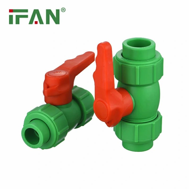 IFAN Green Plastic Double Union Ball Valve Application Scenario