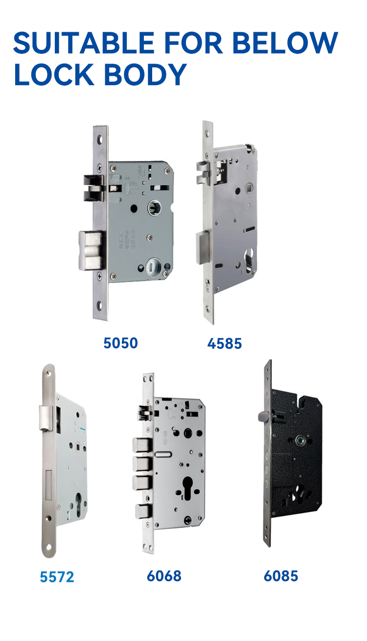 Facial recognition smart door lock, card-swiping smart door lock, remote APP connection and control K0219 pic 4