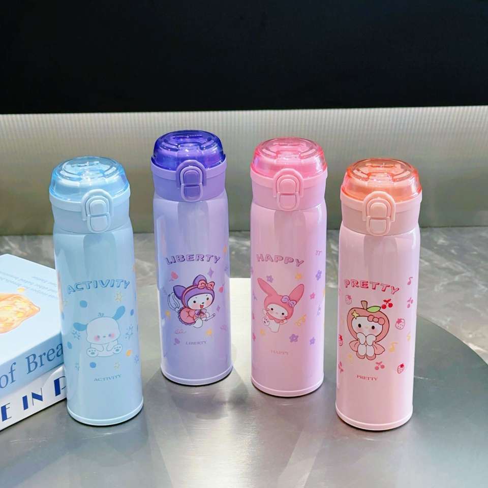 Double-drink transparent Cap Good Friend Series 350ML