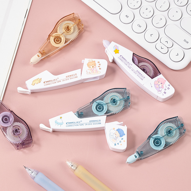 Long standing correction tape, replaceable core correction tape, student correction tape, modification tape, mini cute cartoon word correction tape Application Scenario