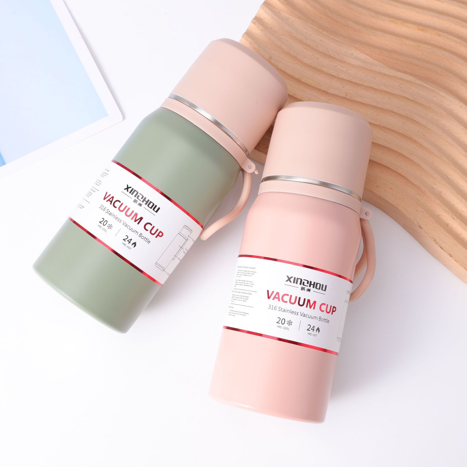 500ml bullet-shaped insulated cup Specification image