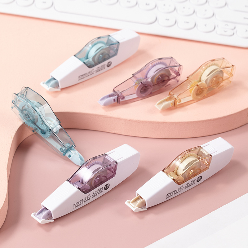 Long standing correction tape, replaceable core correction tape, student correction tape, modification tape, mini cute cartoon word correction tape details Picture