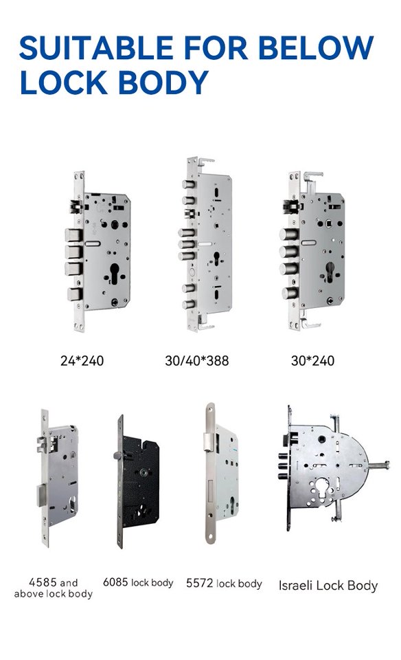 Face recognition smart door lock, card swiping smart door lock, AI smart electronic lock, remote APP connection control K0109 pic 5