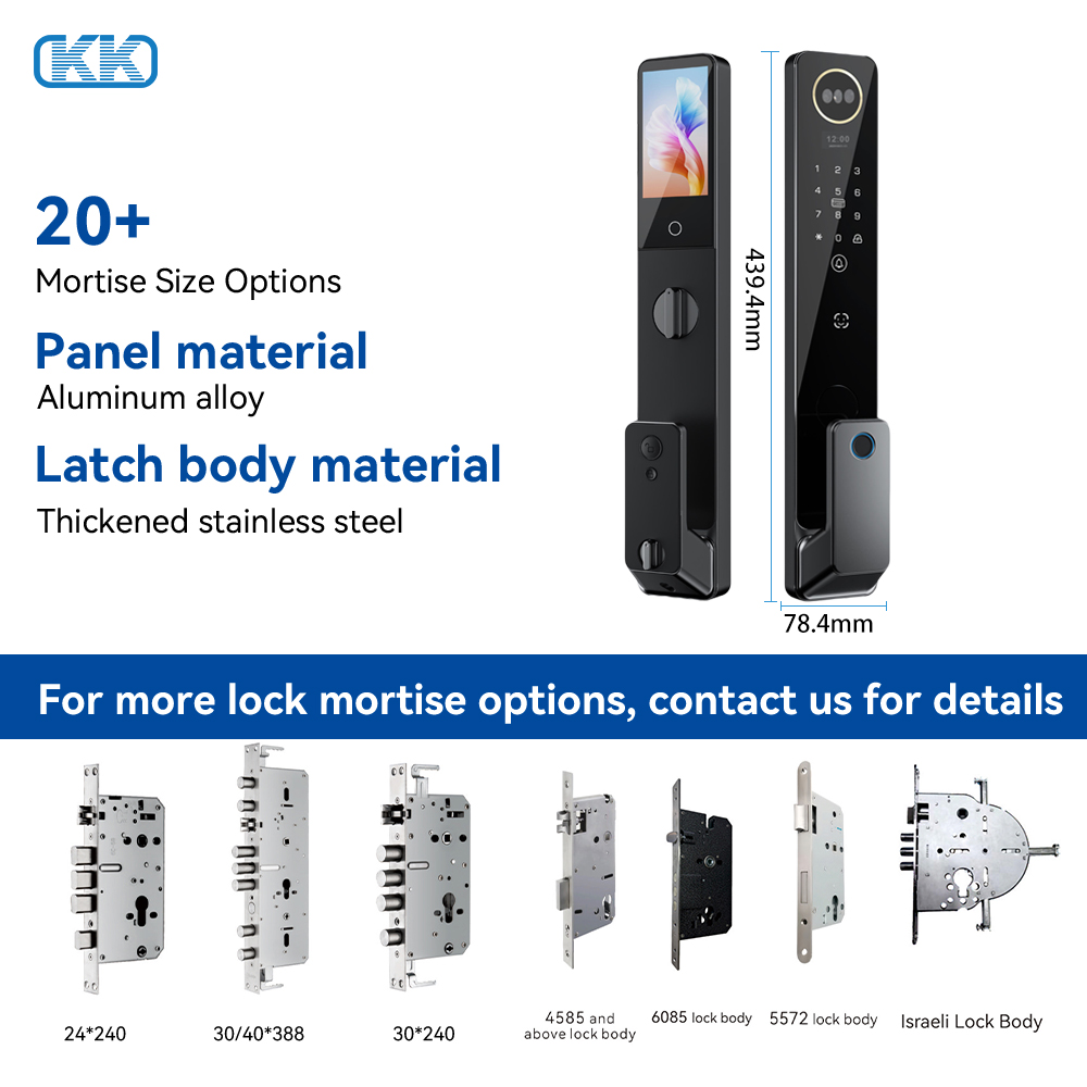 Face recognition smart door lock, card swiping smart door lock, AI smart electronic lock, remote APP connection control K0108 Application Scenario