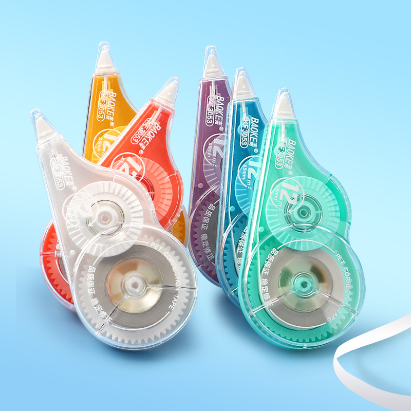Baok large-capacity learning and office correction tape 72-meter student correction tape, affordable correction tape, continuous wholesale details Picture