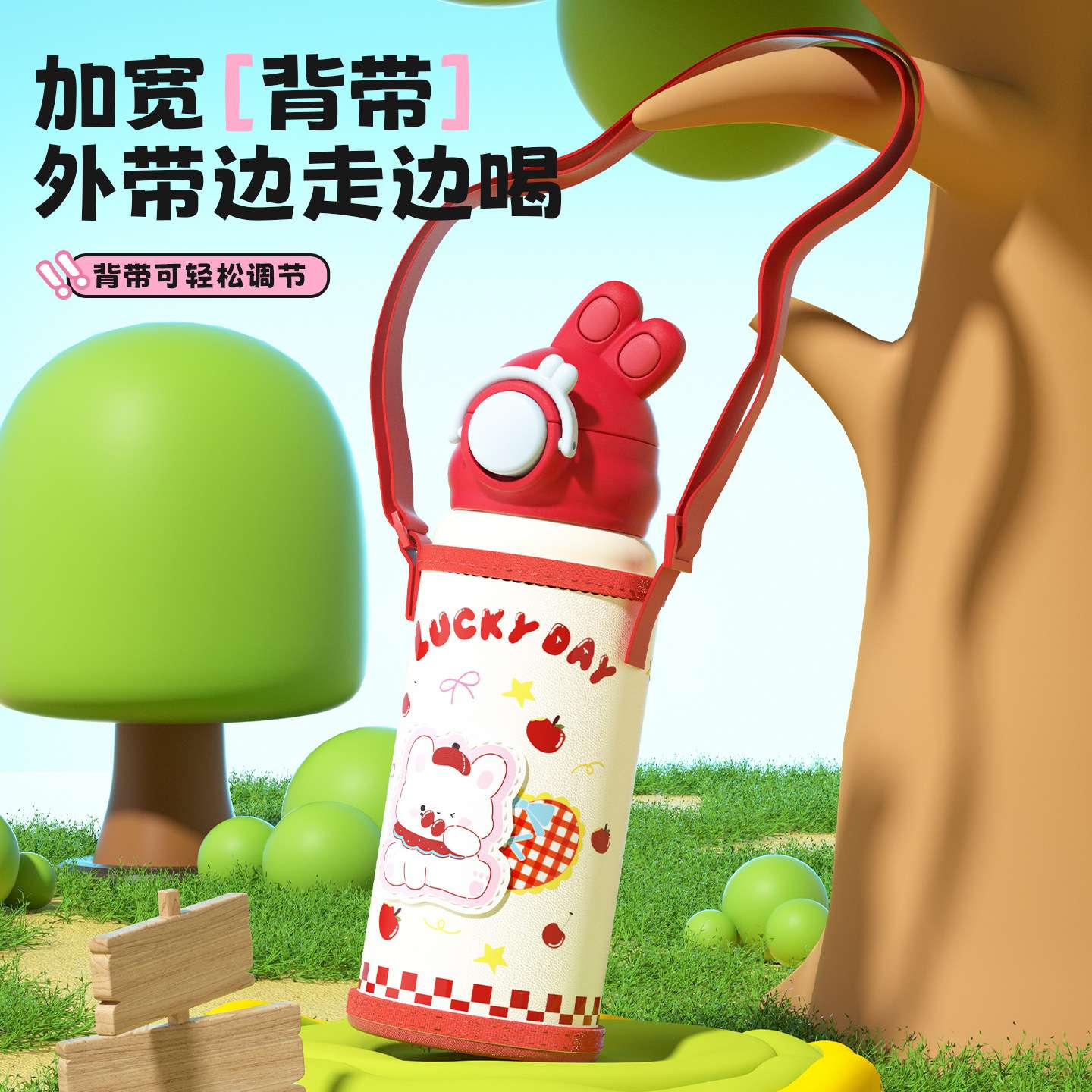 Lucky Rabbit Insulated Cup 500ML detail image 4