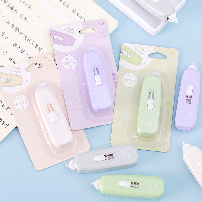 Domini Creative Correction tape, replaceable core, high appearance level, student-specific correction tape, cute and simple correction tape Application Scenario