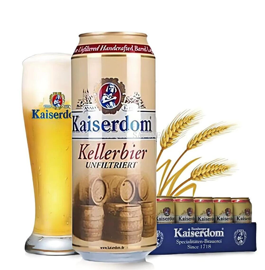 Free shipping! German imported Kaiserdom aged Beer 500ml, with a natural malt aroma, rich body and refreshing taste