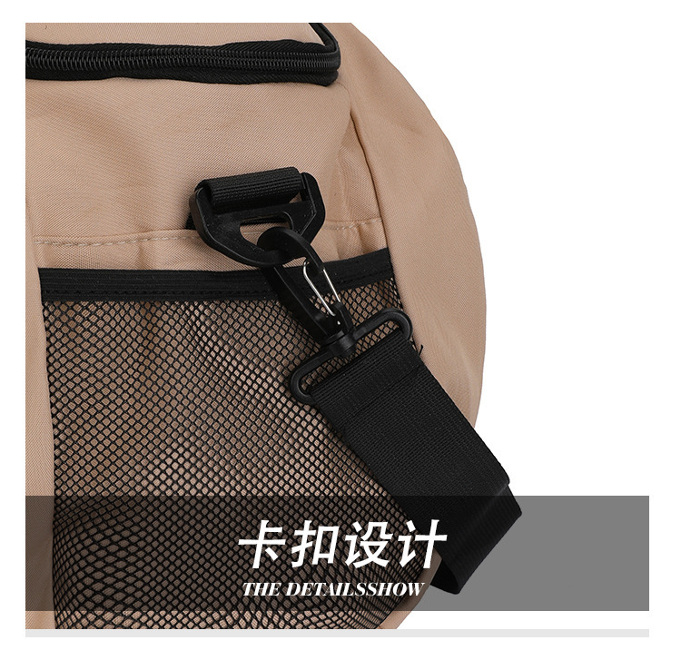 Large-capacity travel bag with dry and wet separation, suitable for clothes and luggage when going out for a trip, swimming, sports and fitness bag for men detail image 7