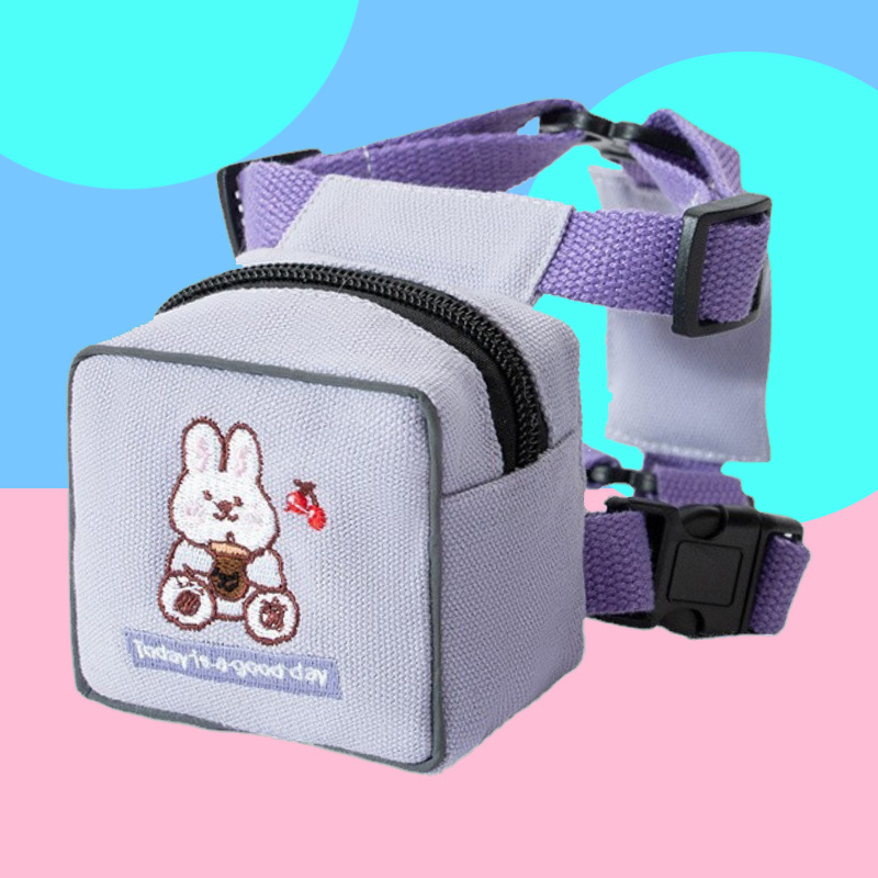 Cuerda de tracción para mascotas cuerda de tracción para gatos ajustable teddy by bear snack para perros mochila para perros correa de pecho suministros para mascotas details Picture